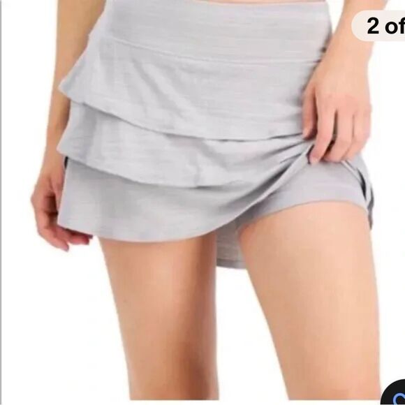 IDEOLOGY SKORT GREY SIZE LARGE NWT - Picture 2 of 4